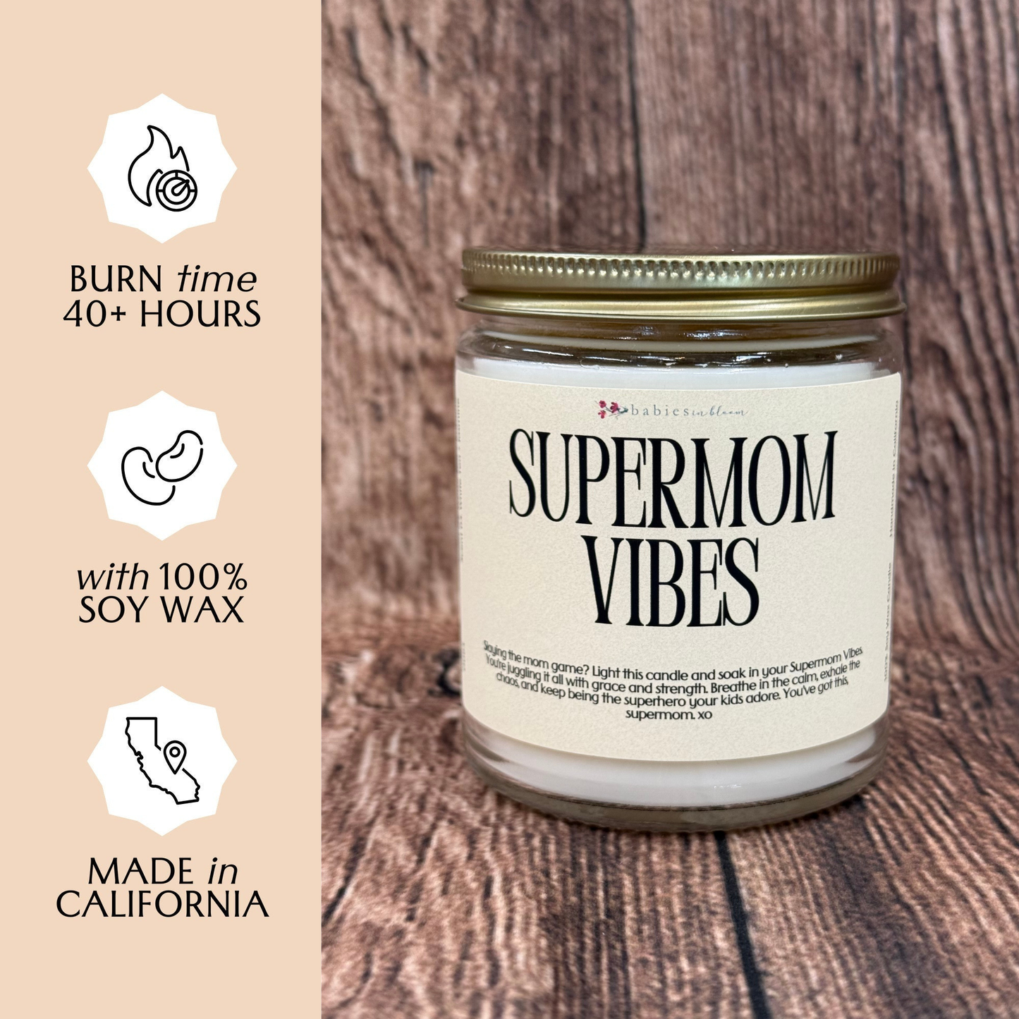 Supermom Vibes Candle
