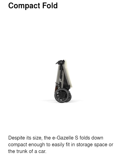 Cybex eGazelle S Stroller