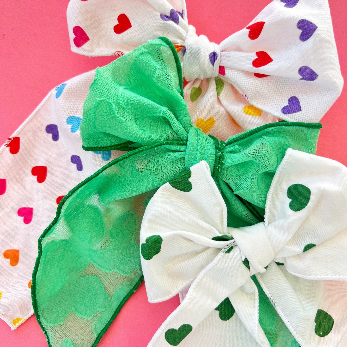 POINTED BIG BELLE CLIP: lucky heart