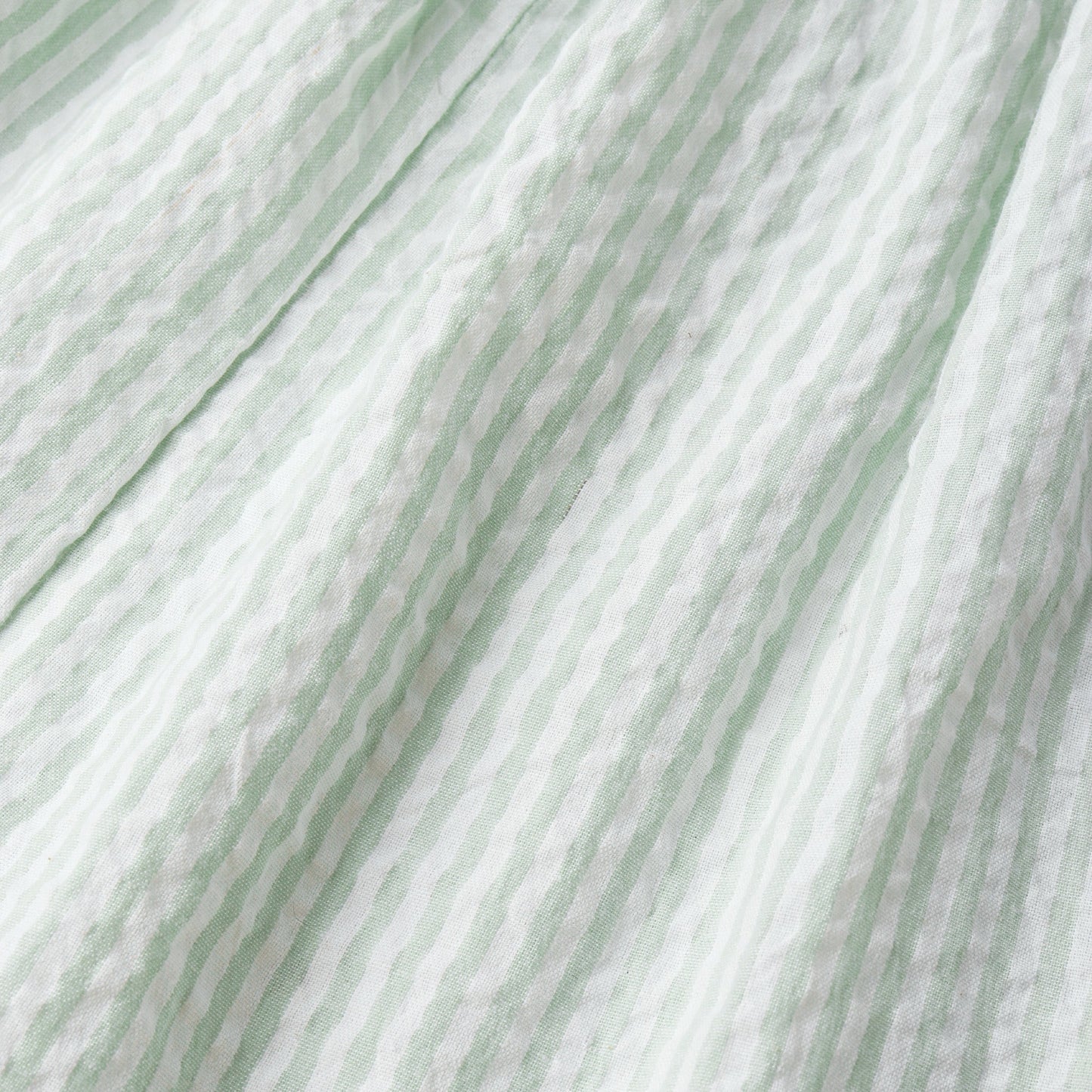 Organic Flutter Jumpsuit - Basil Stripes