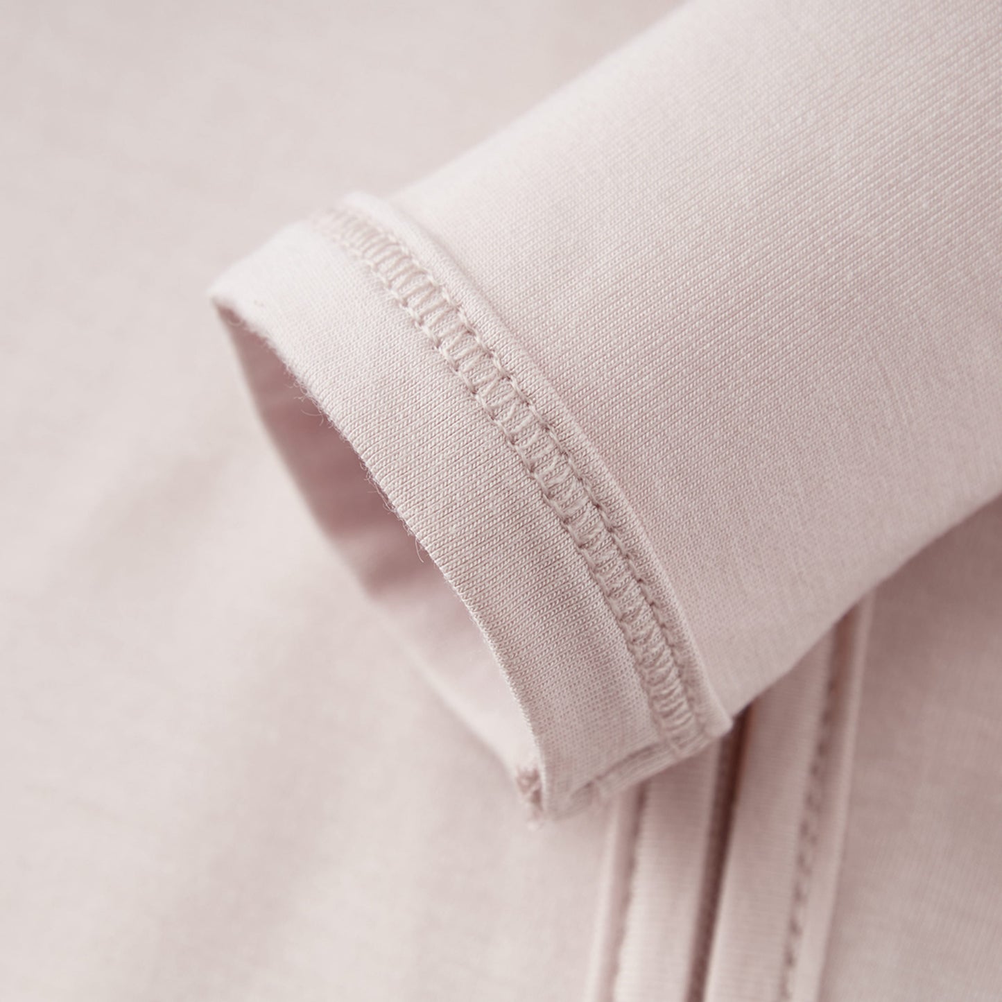 Sepia Rose Luxe Solid Zipper Footed Romper