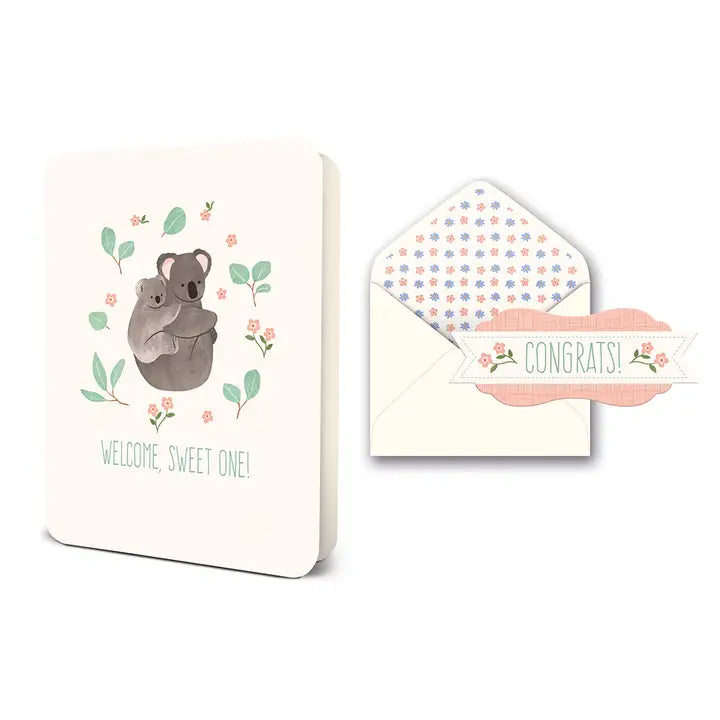 Welcome, Sweet One Card
