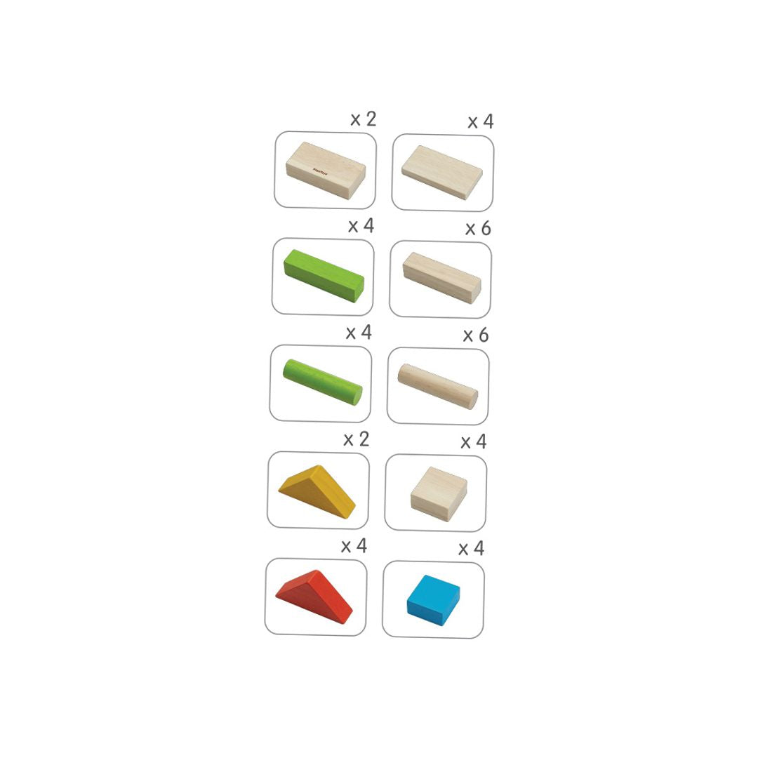 40-Piece Small Unit Blocks – Classic Set