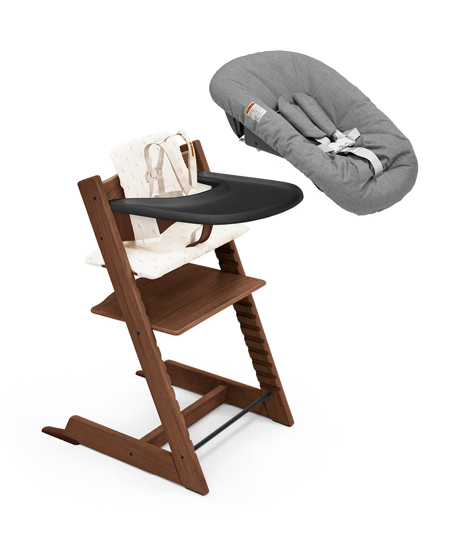 Stokke Tripp Trapp High Chair² with Cushion, Tray and Newborn Set