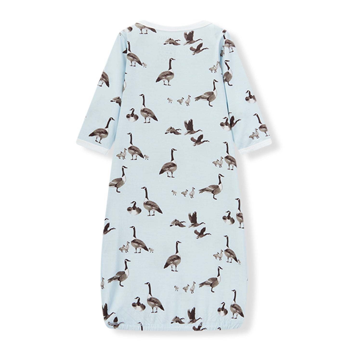 Goose Luxe Stretch Newborn Gown & Hat Set