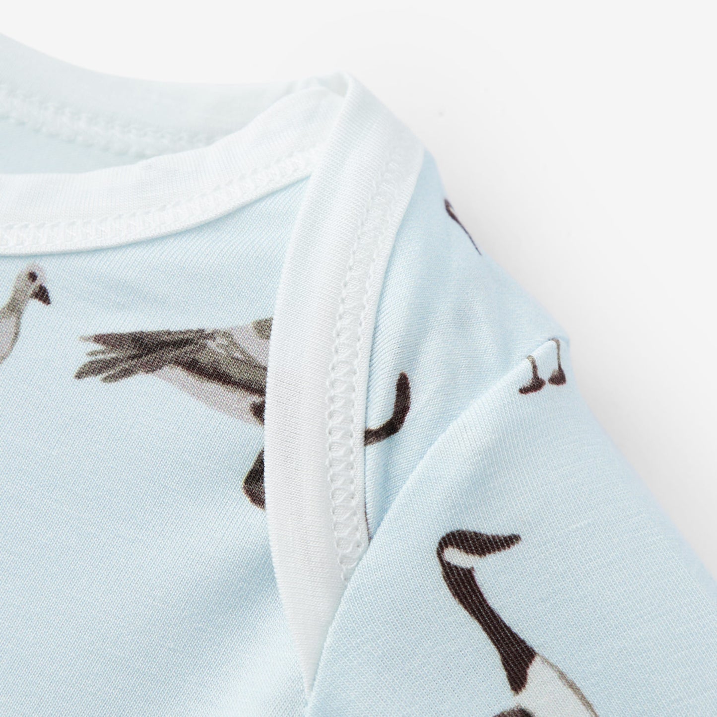 Goose Luxe Stretch Newborn Gown & Hat Set