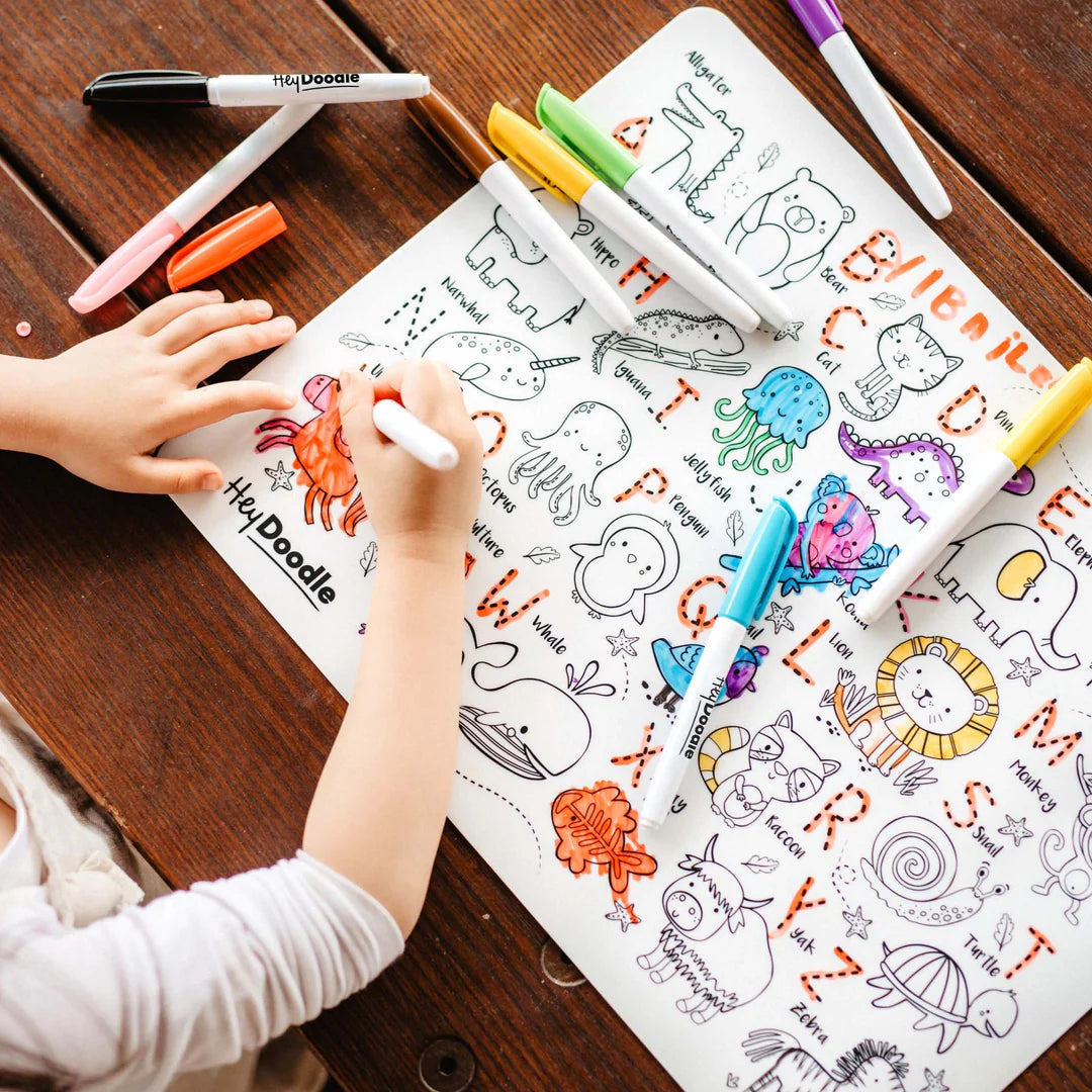 Classic Coloring & Doodle Mats