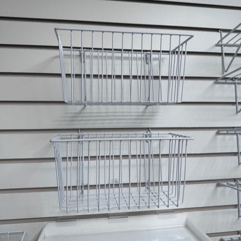 Slat Wall Shelves, Baskets, and Hooks