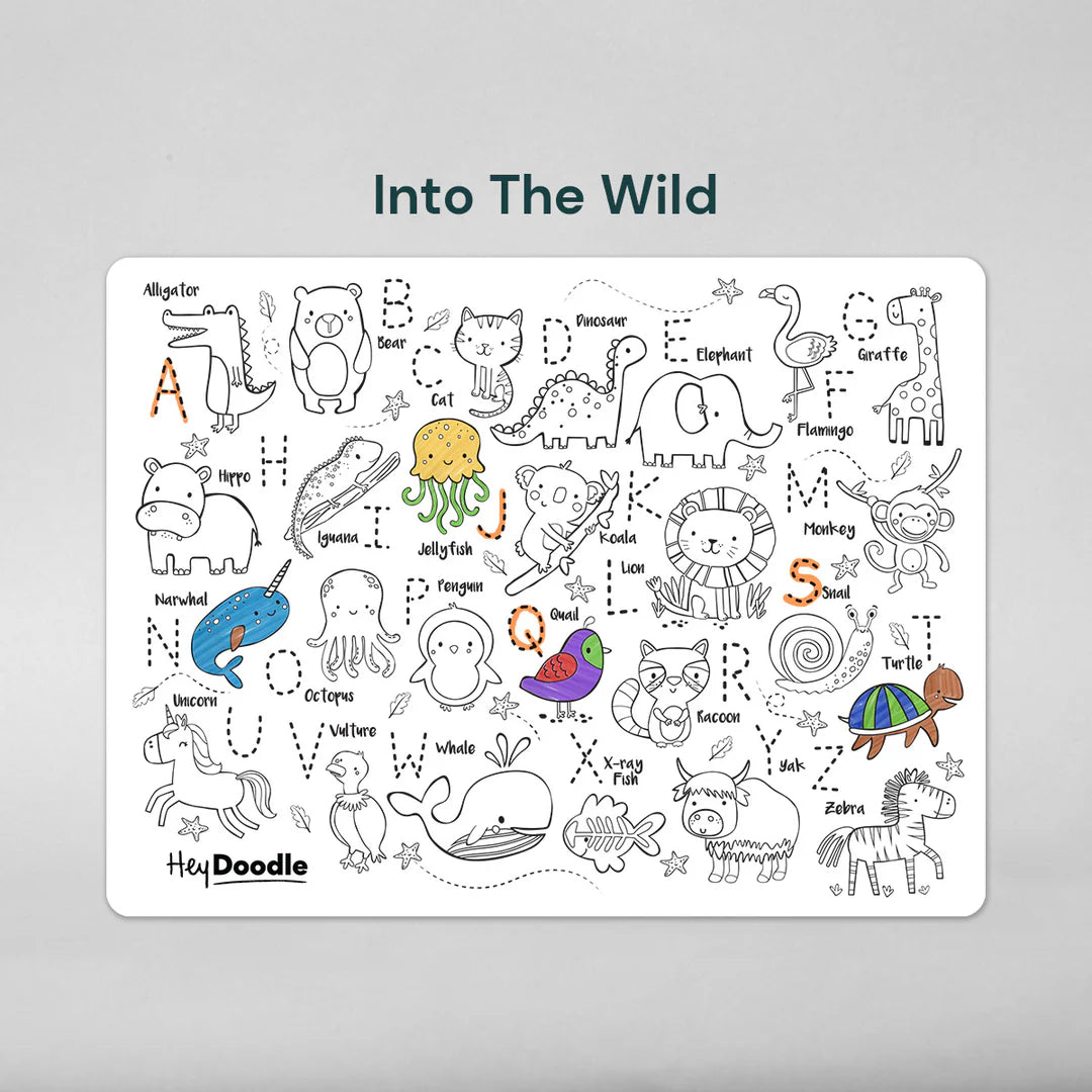 Classic Coloring & Doodle Mats