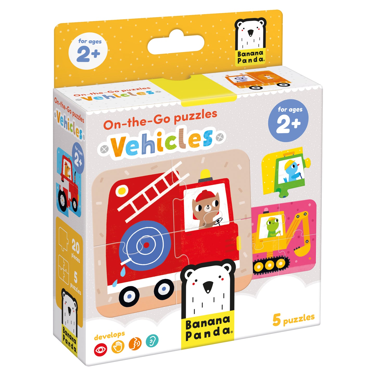 Banana Panda "Vehicles" On-the-Go Puzzles