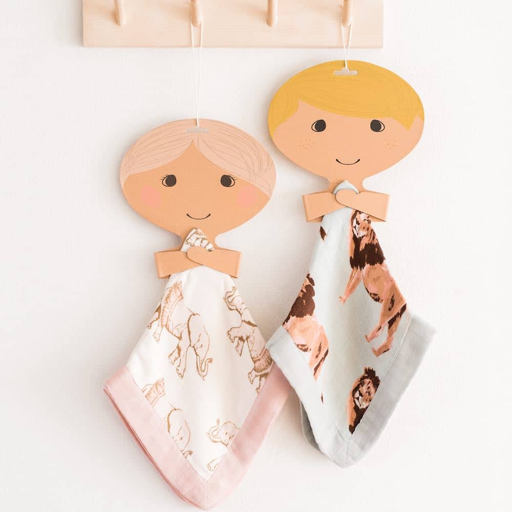 Firefly Mini Lovey Two-Layer Muslin Security Blanket