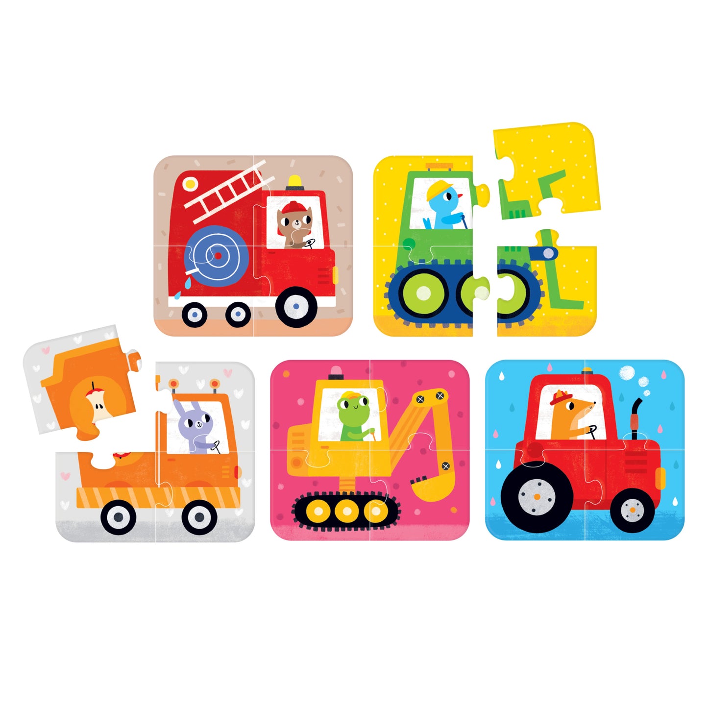 Banana Panda "Vehicles" On-the-Go Puzzles