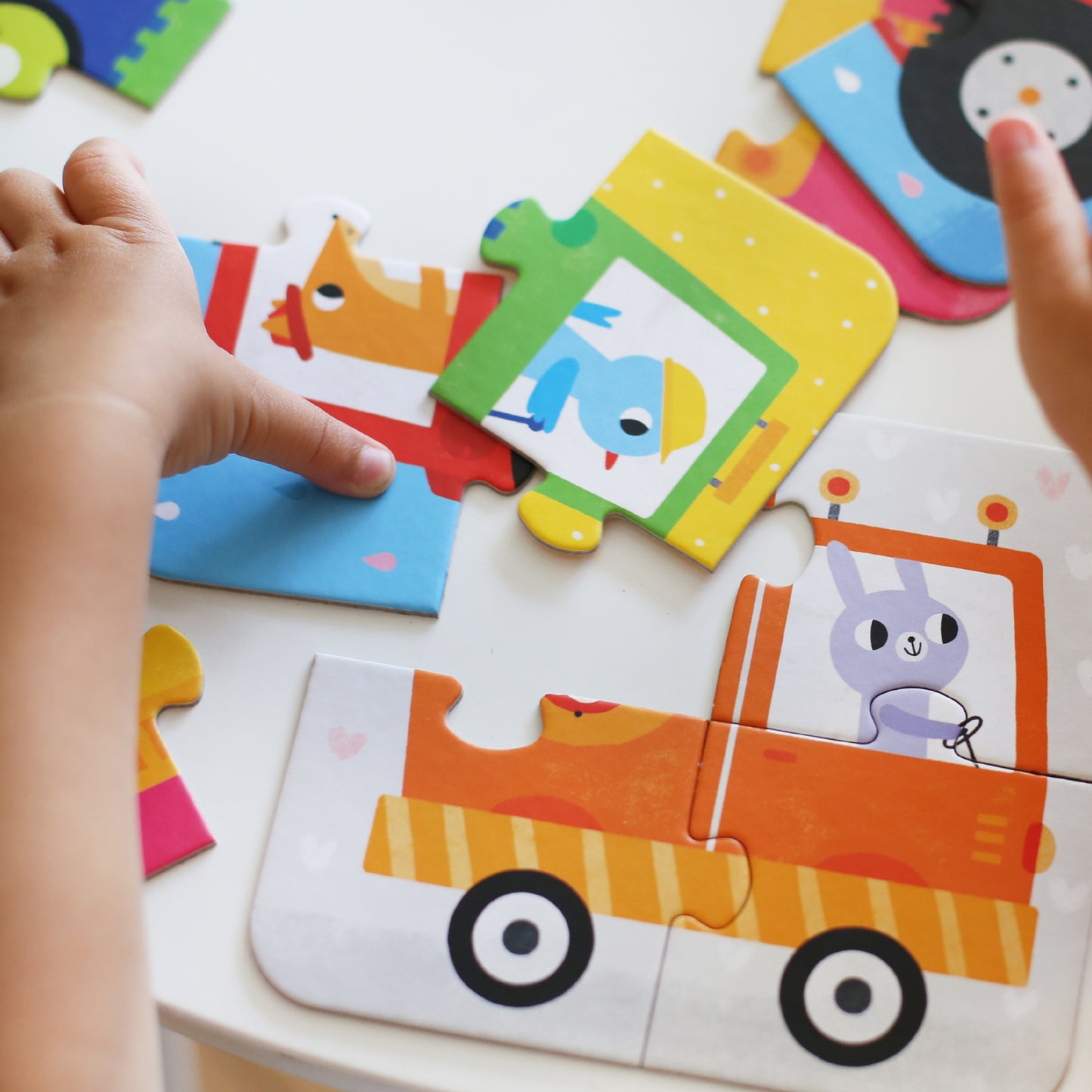 Banana Panda "Vehicles" On-the-Go Puzzles