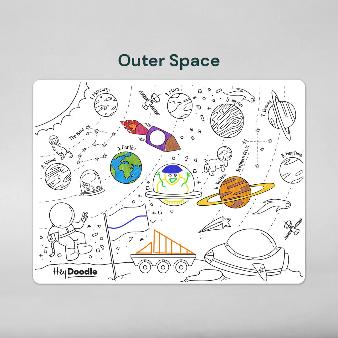 Classic Coloring & Doodle Mats