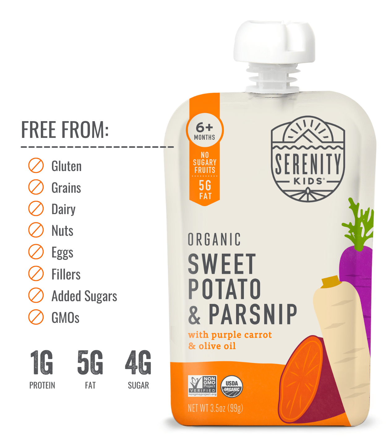 Serenity Kids Baby Food Pouches