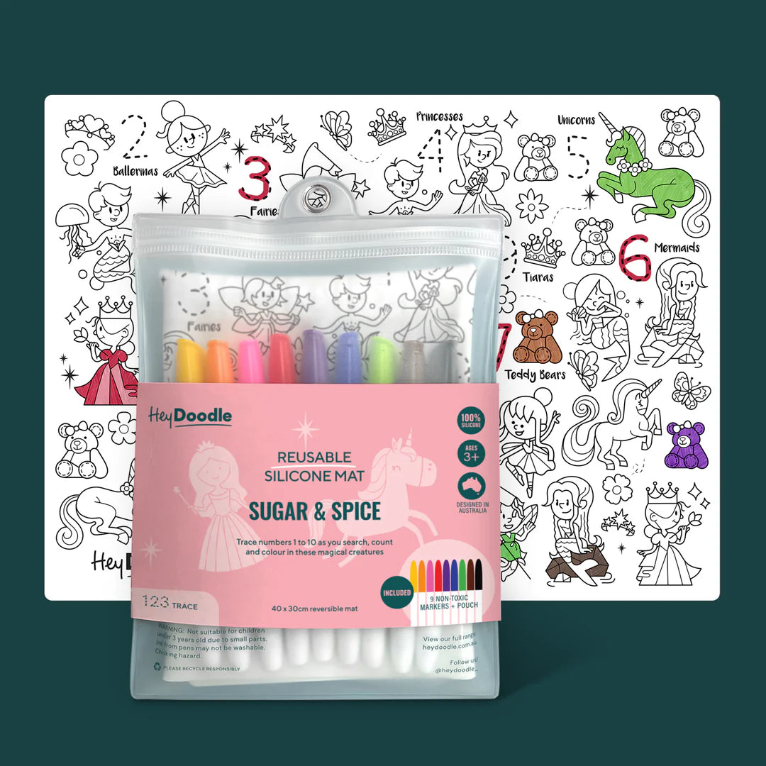 Classic Coloring & Doodle Mats