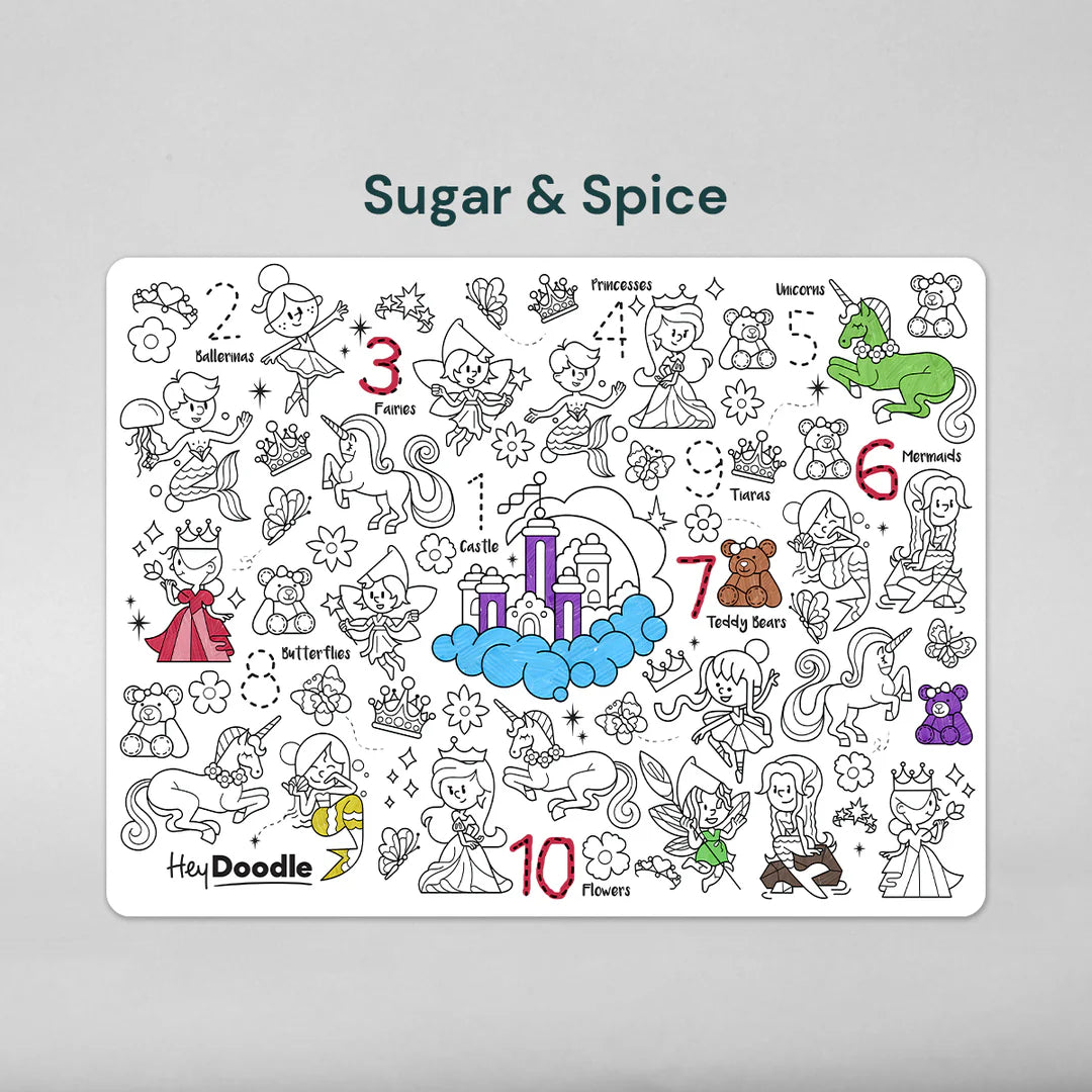 Classic Coloring & Doodle Mats