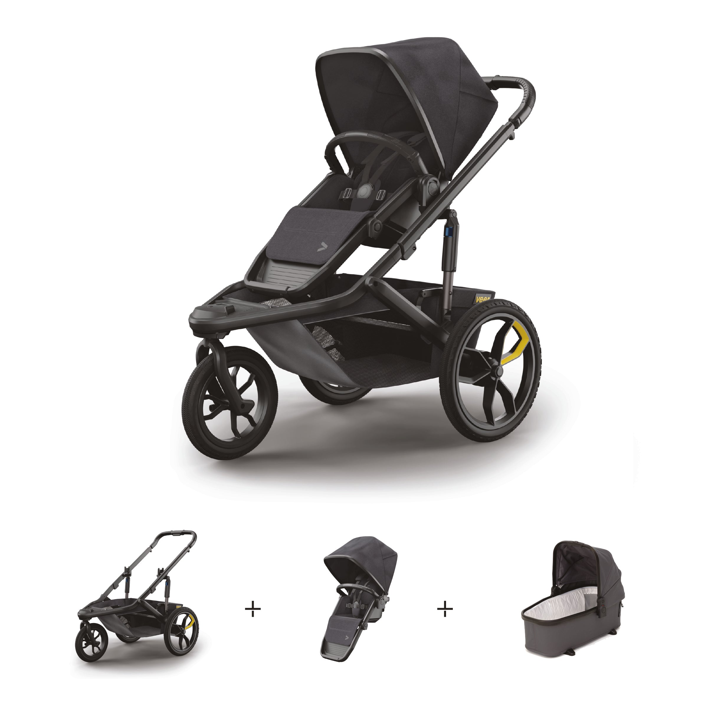 Veer Switchback Switch&Jog + Bassinet Bundle