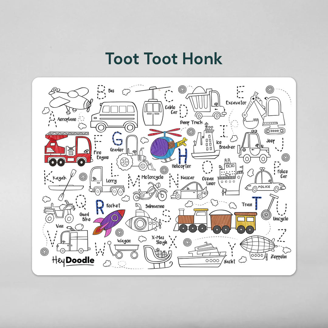 Classic Coloring & Doodle Mats