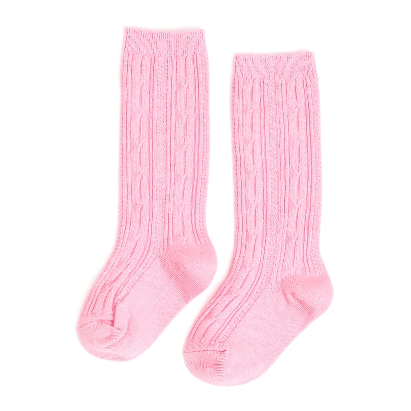 Cable Knit Knee High Socks