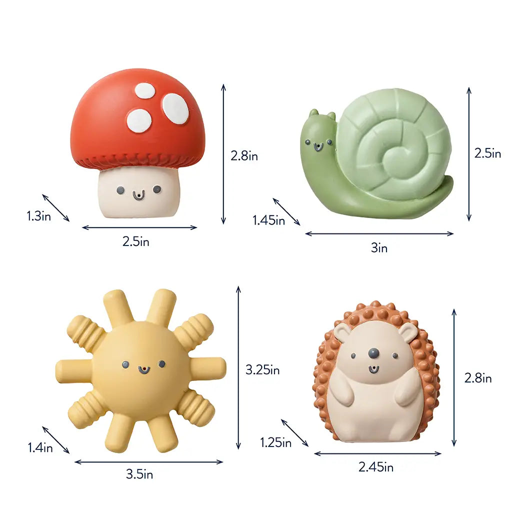 Itzy Ritzy Squirt Squeeze Bath Toys