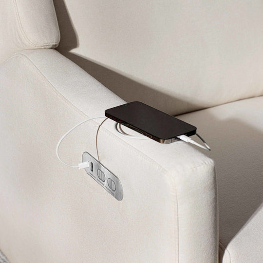 Babyletto Kiwi Plus Power Glider Recliner w/ Power Headrest
