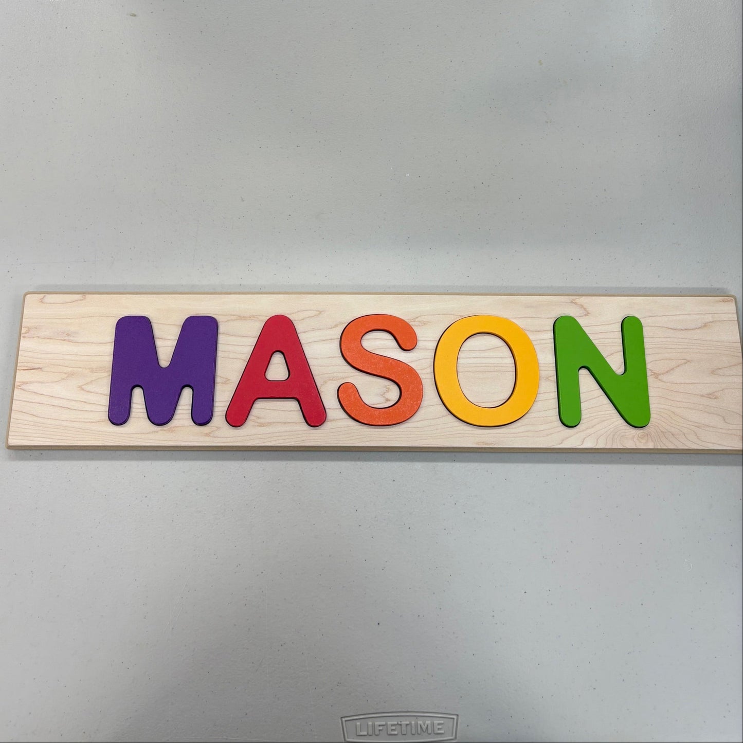 Fat Brain Personalized "Mason" Wooden Puzzle