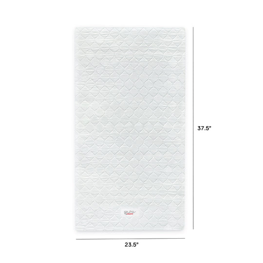Babyletto Pure Core Non-Toxic Mini Crib Mattress with Hybrid Cover