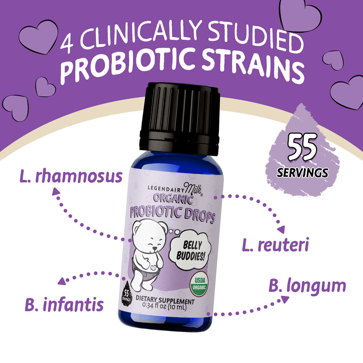 Legendairy Organic Baby and Toddler Probiotic Drops