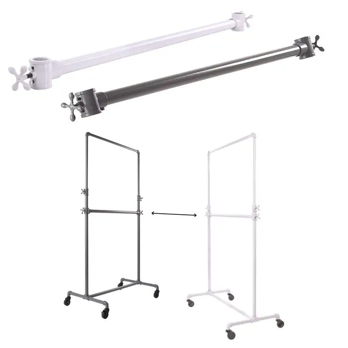 Pipeline Adjustable Cross Ballet Bar Racks