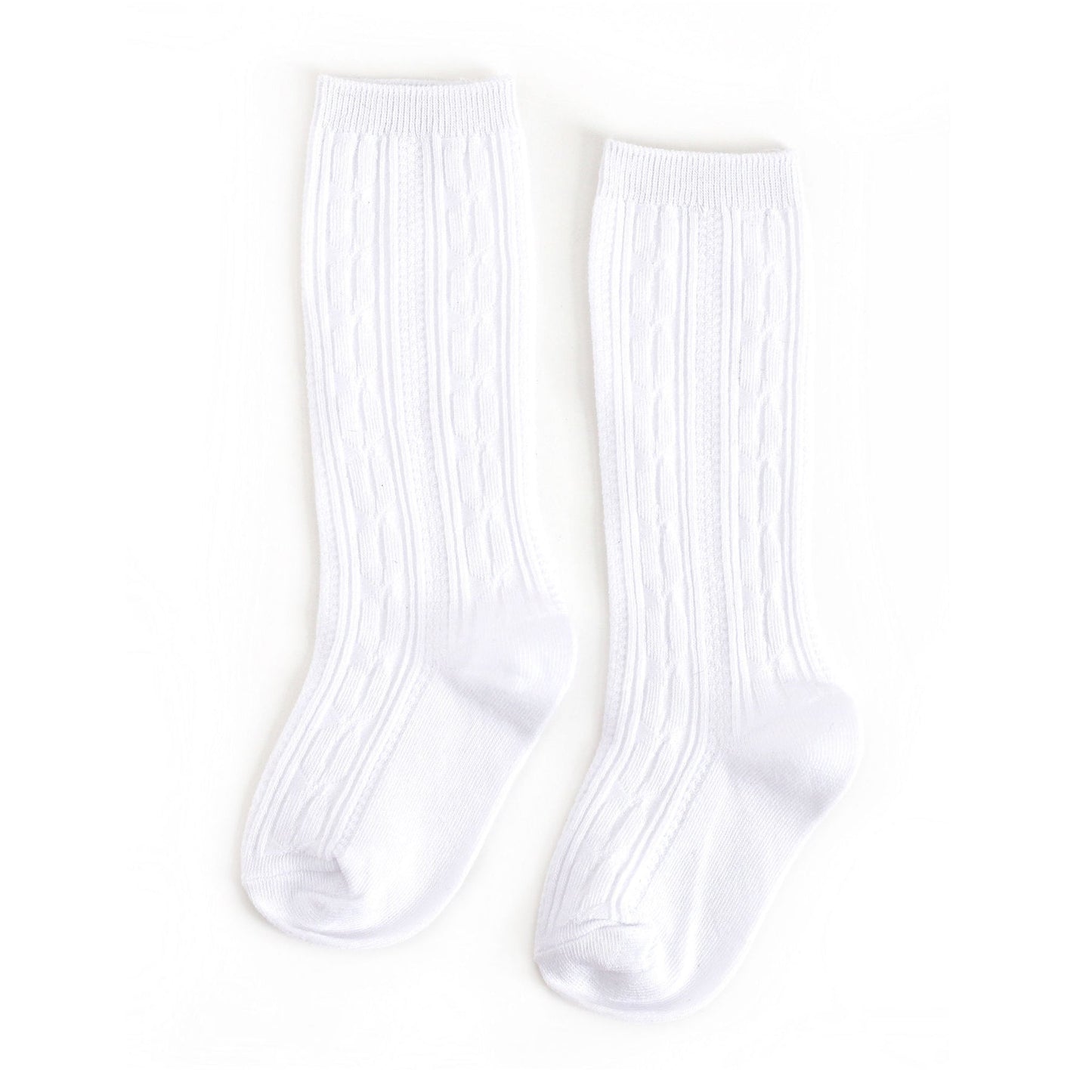 Cable Knit Knee High Socks
