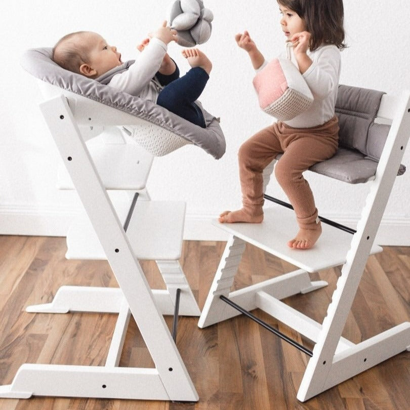 Tripp Trapp Newborn Set, Grey - Convert The Tripp Trapp Chair into Infant  Seat for Newborns Up to 20 lbs - Cozy, Safe & Simple to Use - Compatible  with Tripp Trapp
