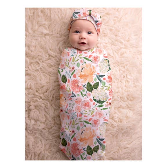 Cocoon & Hat Set Itzy Ritzy - Babies in Bloom
