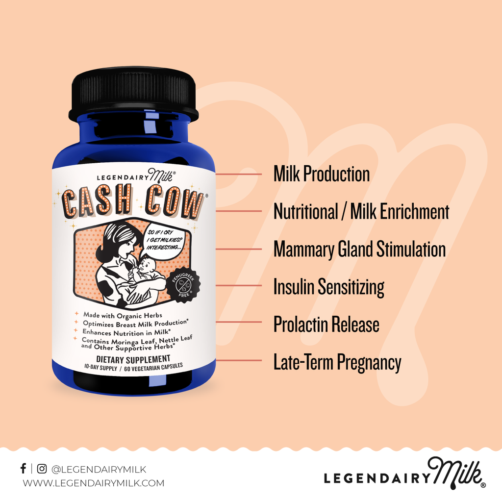 Legendairy Cash Cow Lactation Support Legendairy Milk - Babies in Bloom