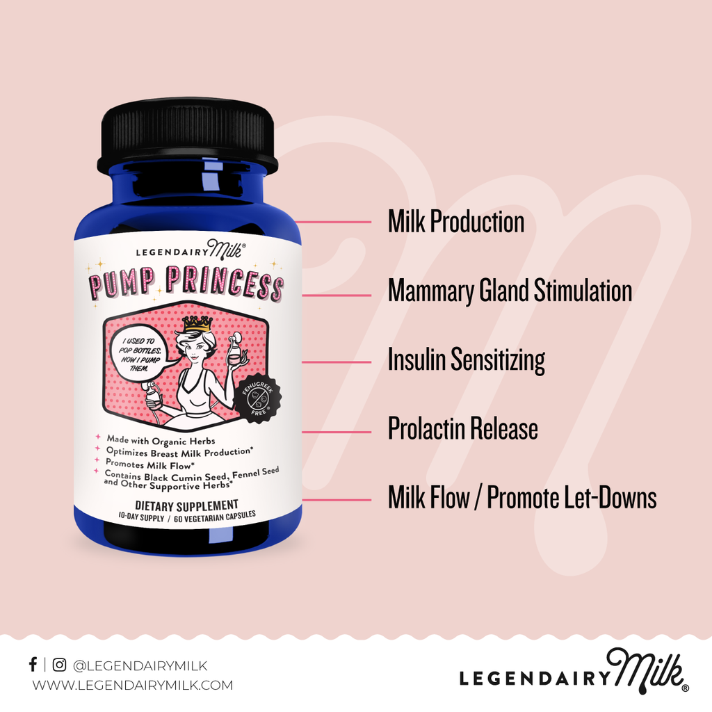 Legendairy Pump Princess Lactation Support Legendairy Milk - Babies in Bloom