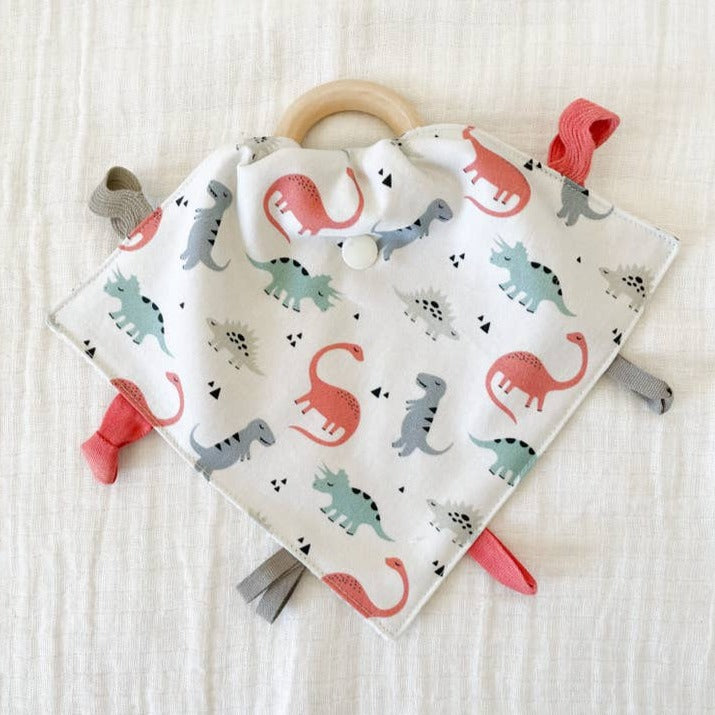 Organic Crinkle Lovey Teether Toys