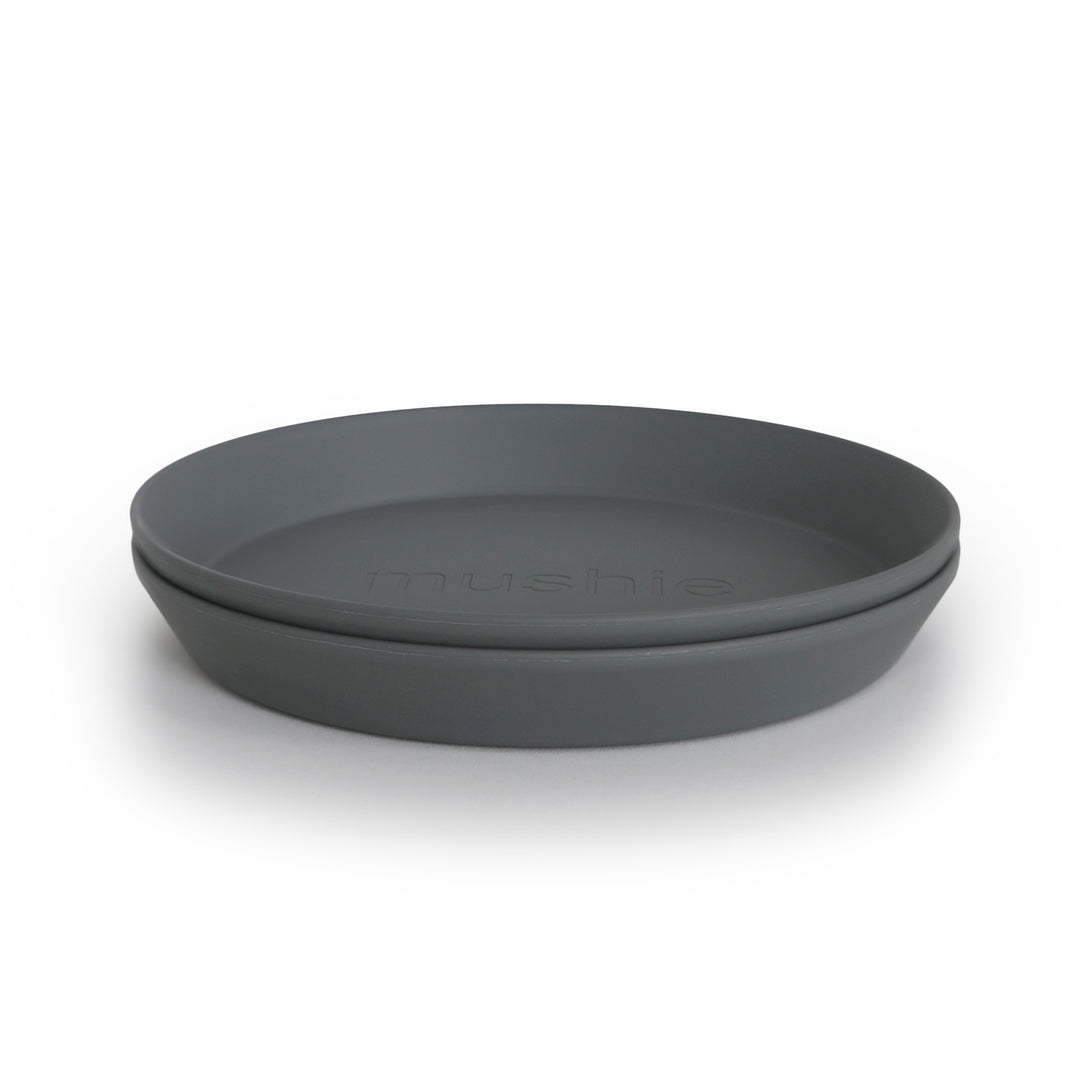 Mushie Round Dinnerware Plates Set