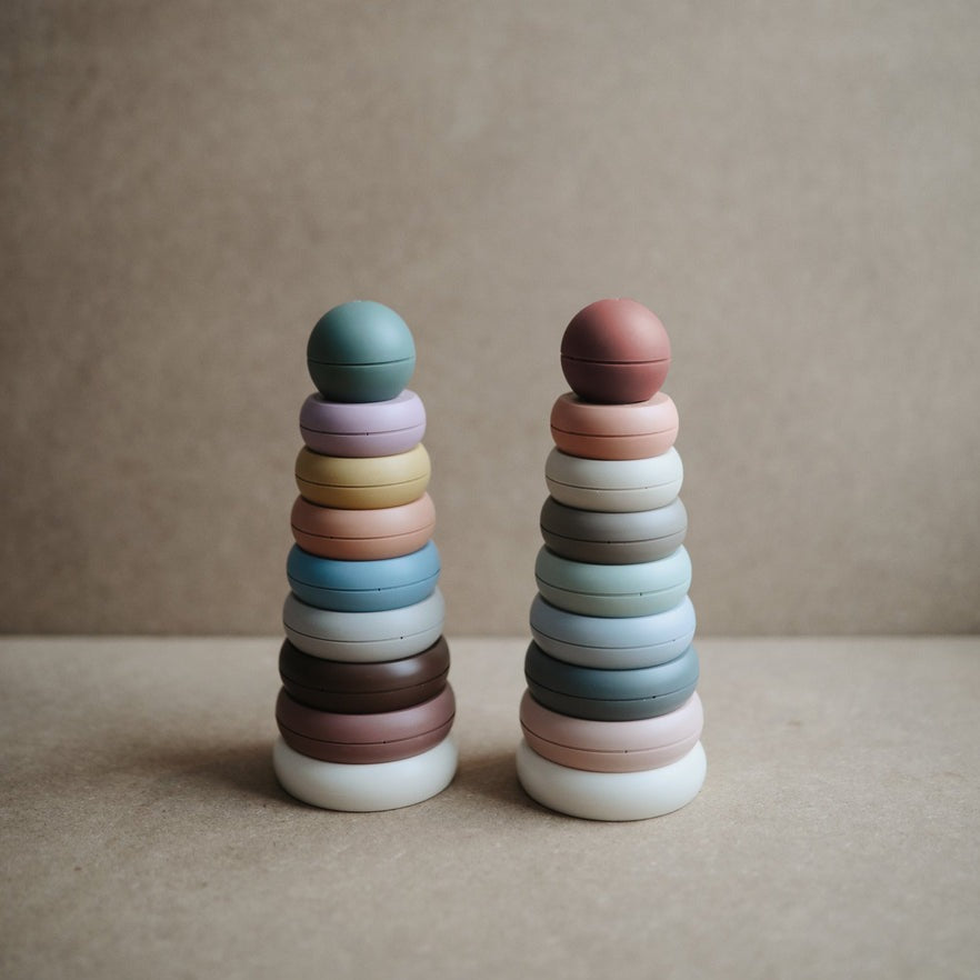 Mushie Stacking Rings Toy