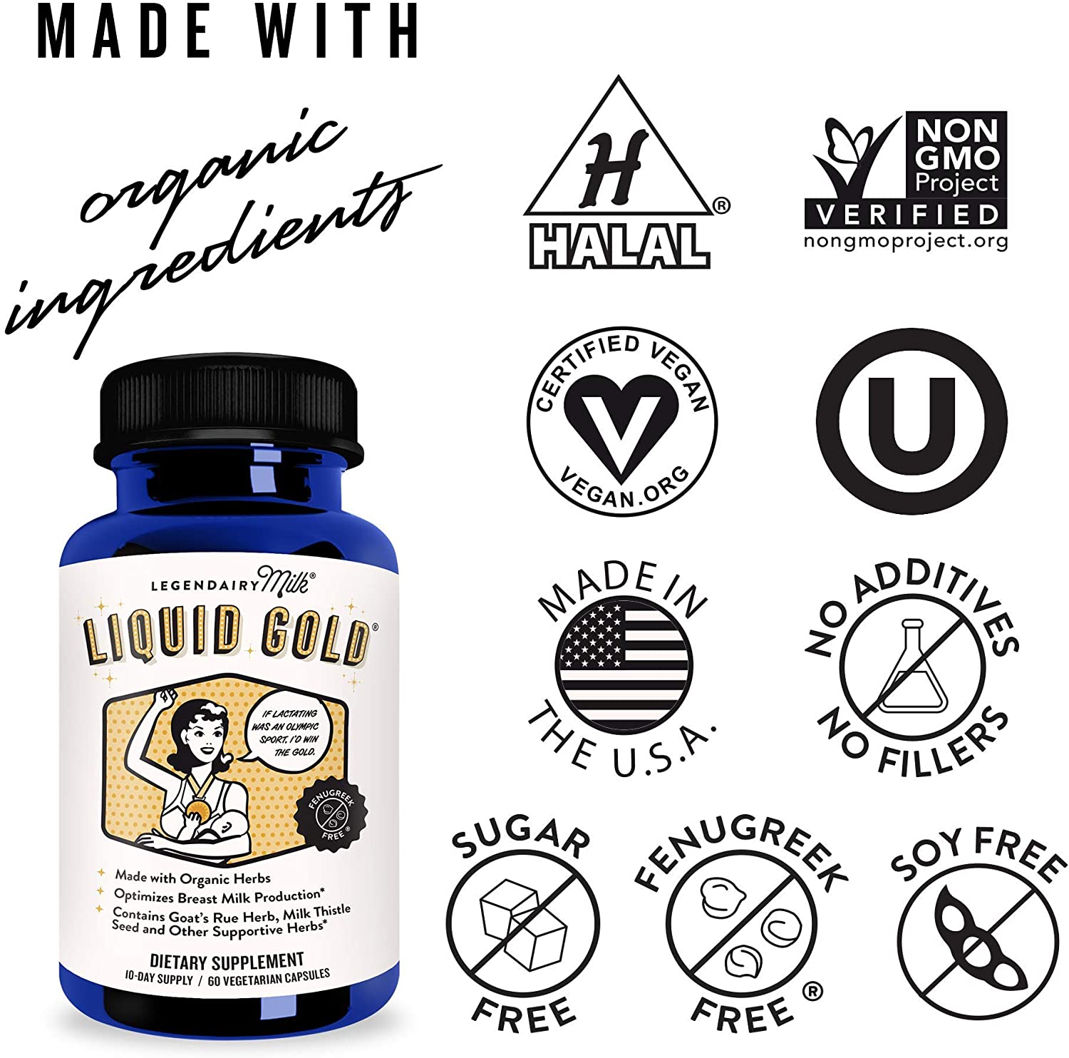 Legendairy Liquid Gold Lactation Support Legendairy Milk - Babies in Bloom