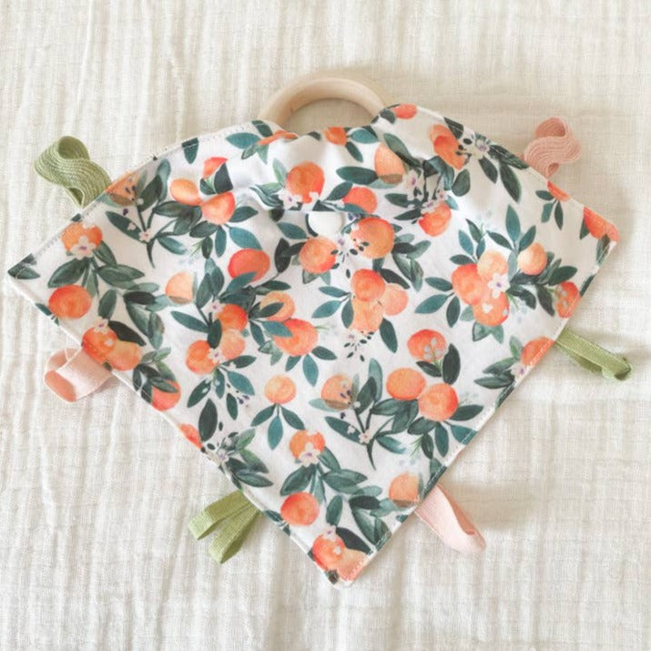 Organic Crinkle Lovey Teether Toys