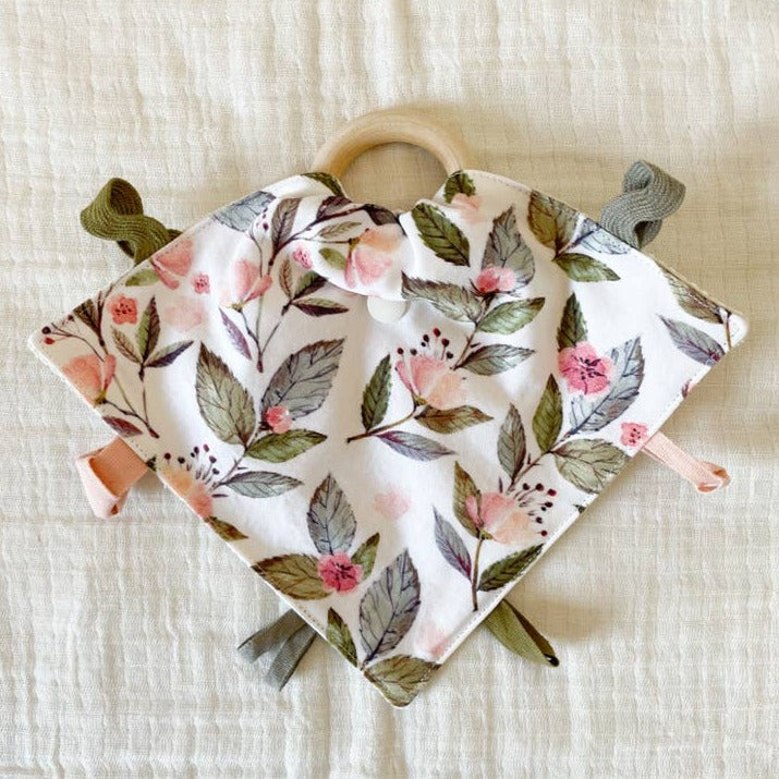 Organic Crinkle Lovey Teether Toys