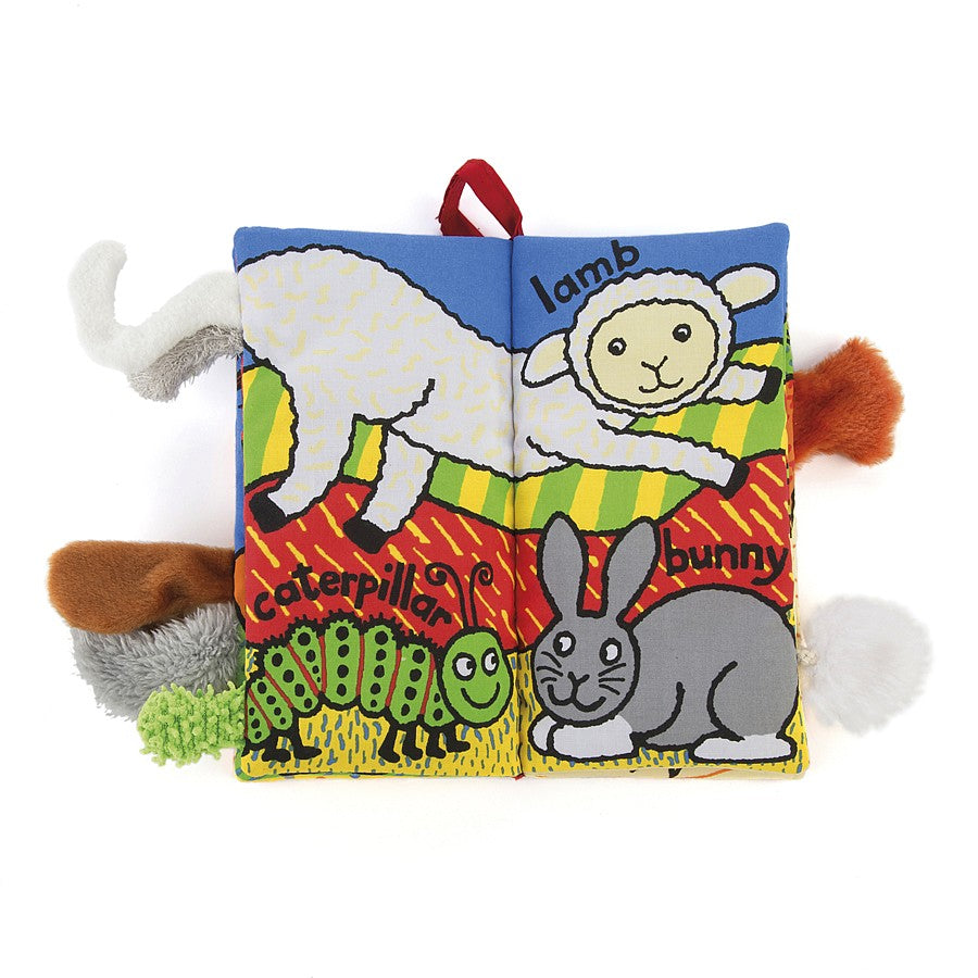 Jellycat Fluffy Tails Activity Book Jellycat - Babies in Bloom