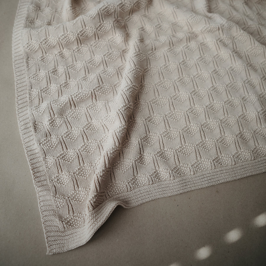 Mushie Knitted Baby Blankets