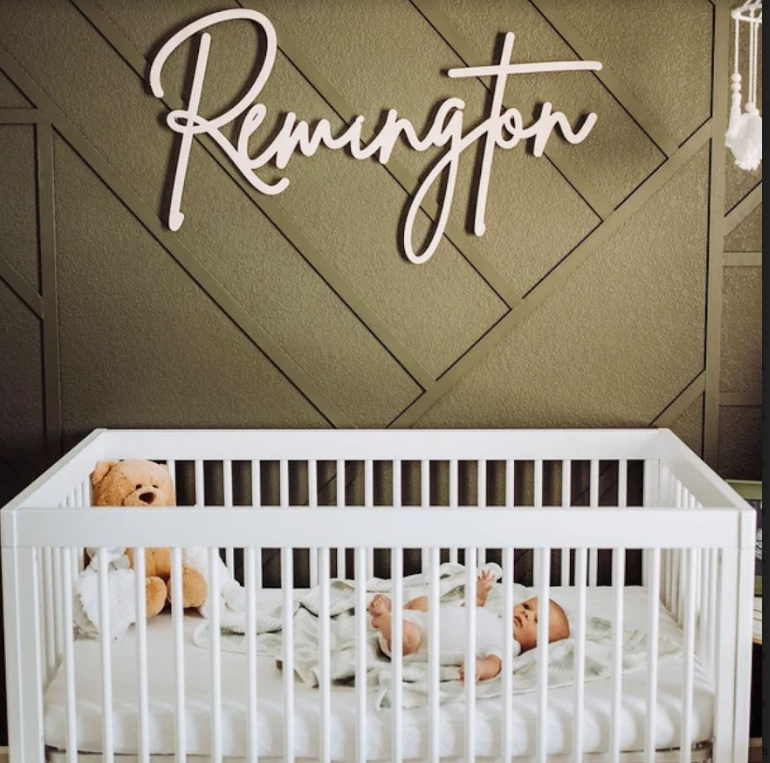 Personalized Wood Name Sign