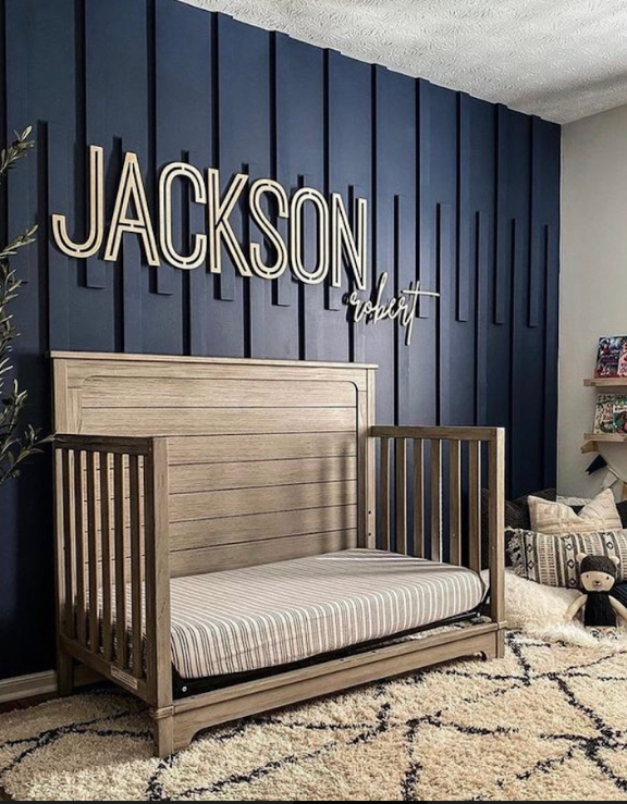 Personalized Floating Wood Letters