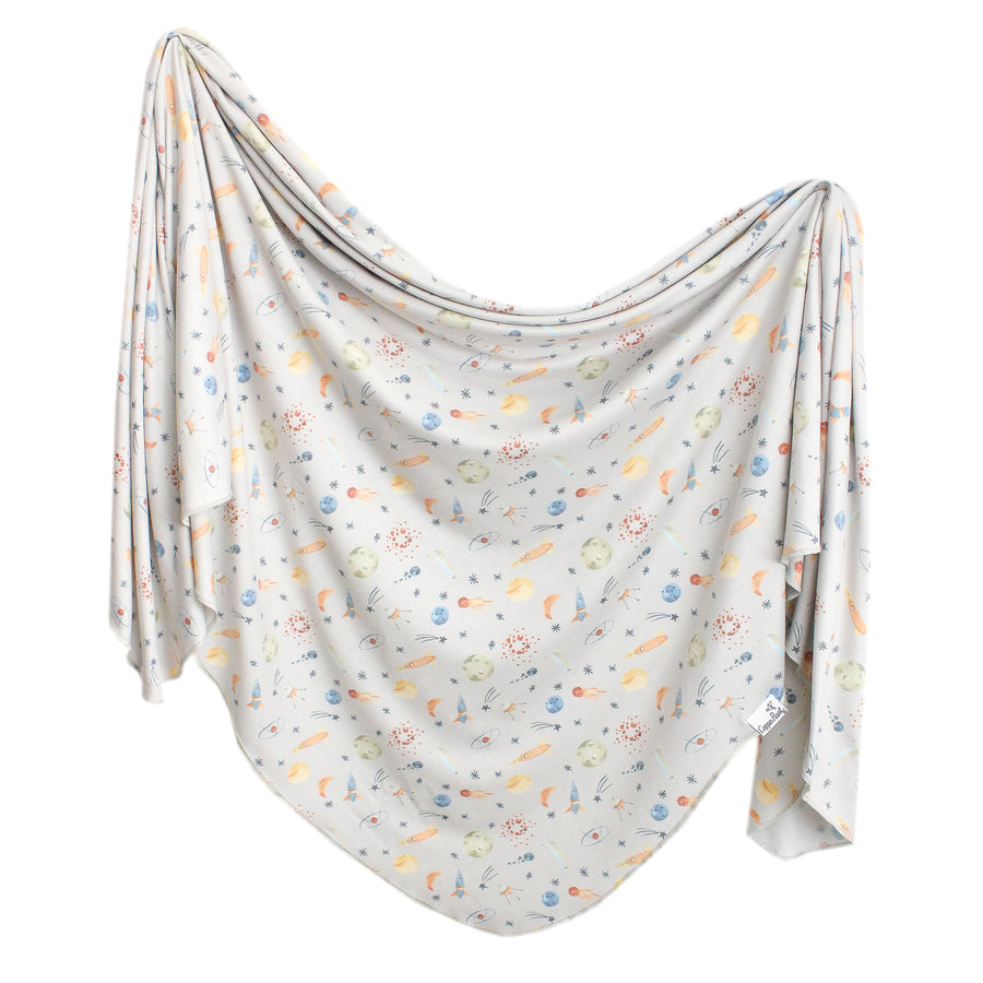 Copper Pearl Knit Swaddle Blankets