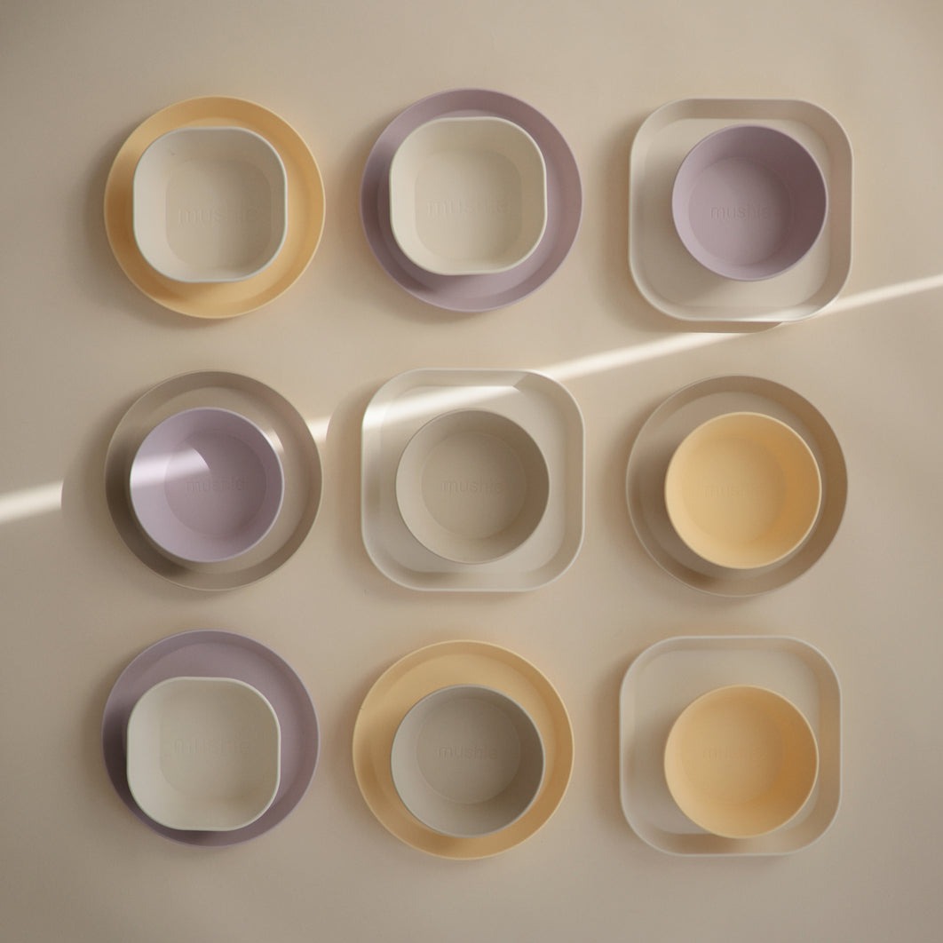 Mushie Round Dinnerware Bowl Set