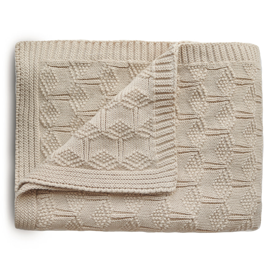 Mushie Knitted Baby Blankets