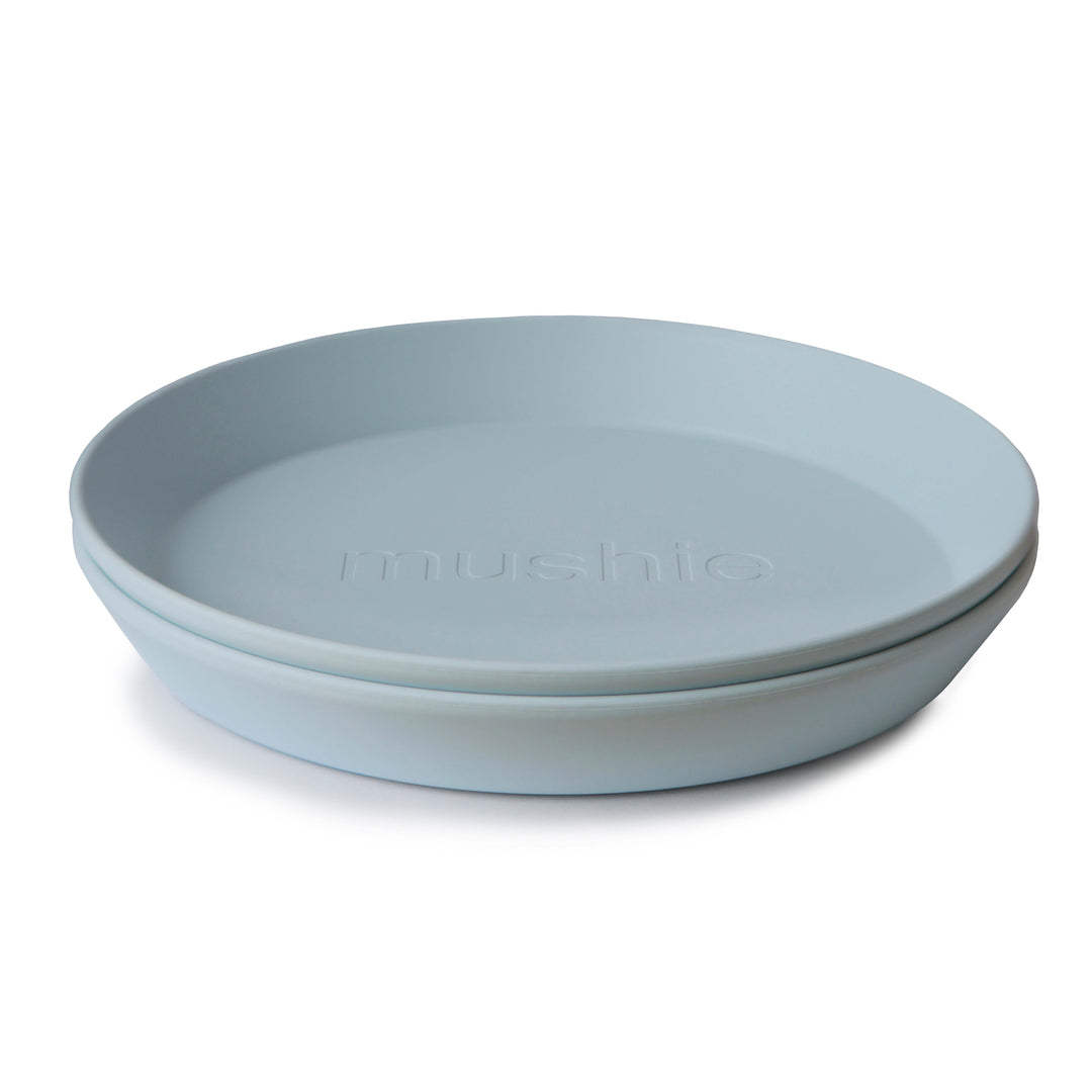 Mushie Round Dinnerware Plates Set