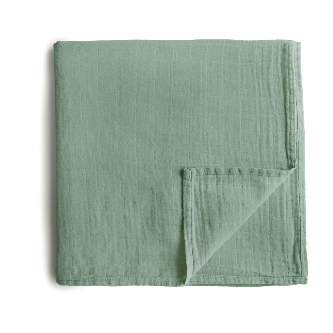 Mushie Organic Cotton Muslin Swaddle Blankets